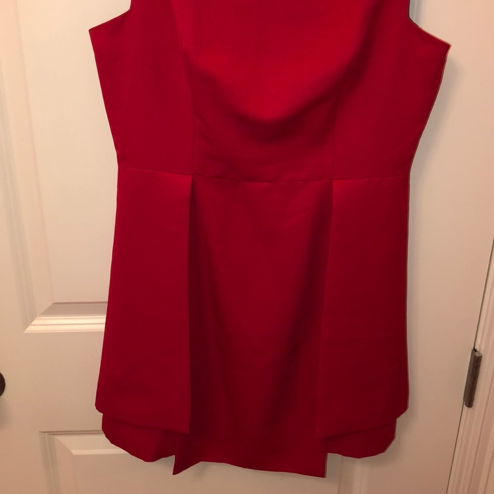 Finders Keepers Frame asymmetrical red mini dress - Picture 5 of 11